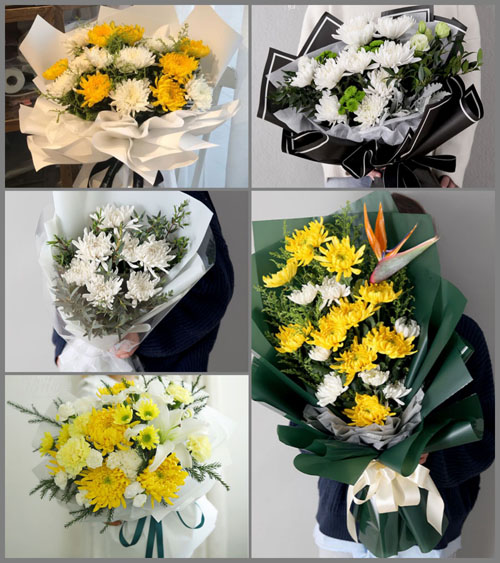 湖北随州市广水市郝店镇红花山村白事花束代送